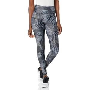 Zubaz NFL Apparel Womens Large Dallas Cowboys Patchwork Zebra Legging NWT